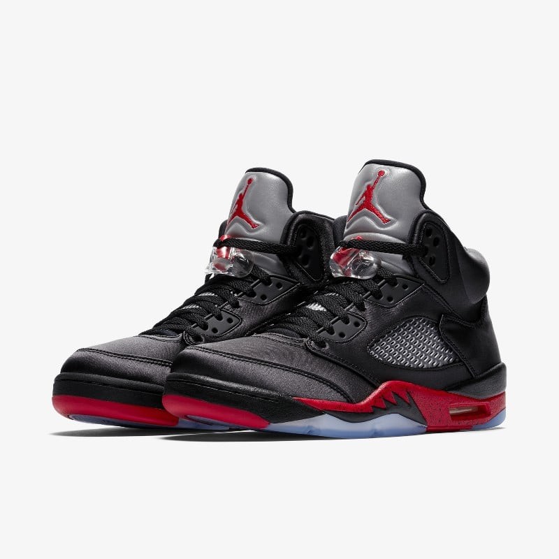 Jordan 5 hot sale university red